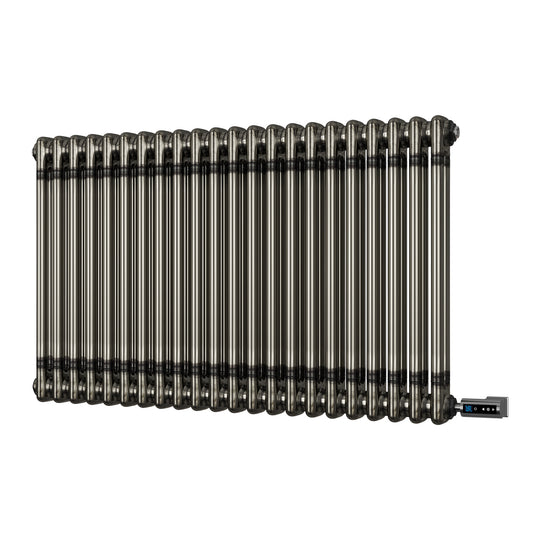 Alpha - Raw Metal Column Electric Radiator H600mm x W988mm 2 Column 90