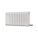 Sherwood - White Round Top Column Electric Radiator H500mm x W993mm 2 Column 900w Thermostatic WIFI