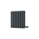 Sherwood - Anthracite Round Top Column Electric Radiator H600mm x W576mm 2 Column 300w Thermostatic WIFI