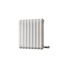 Sherwood - White Round Top Column Electric Radiator H600mm x W576mm 2 Column 300w Thermostatic WIFI