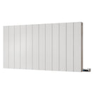 Thetford - White Horizontal Electric Radiator Double Panel H600mm x W1124mm Grooved 1200w Thermostatic WIFI