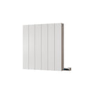 Thetford - White Horizontal Electric Radiator Double Panel H600mm x W560mm Grooved 300w Thermostatic WIFI