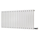 Typhoon - White Horizontal Electric Radiator H600mm x W1224mm Single Panel 900w Thermostatic WIFI - Feet Included