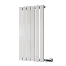 Typhoon - White Horizontal Electric Radiator H800mm x W408mm Single Panel 300w Thermostatic WIFI