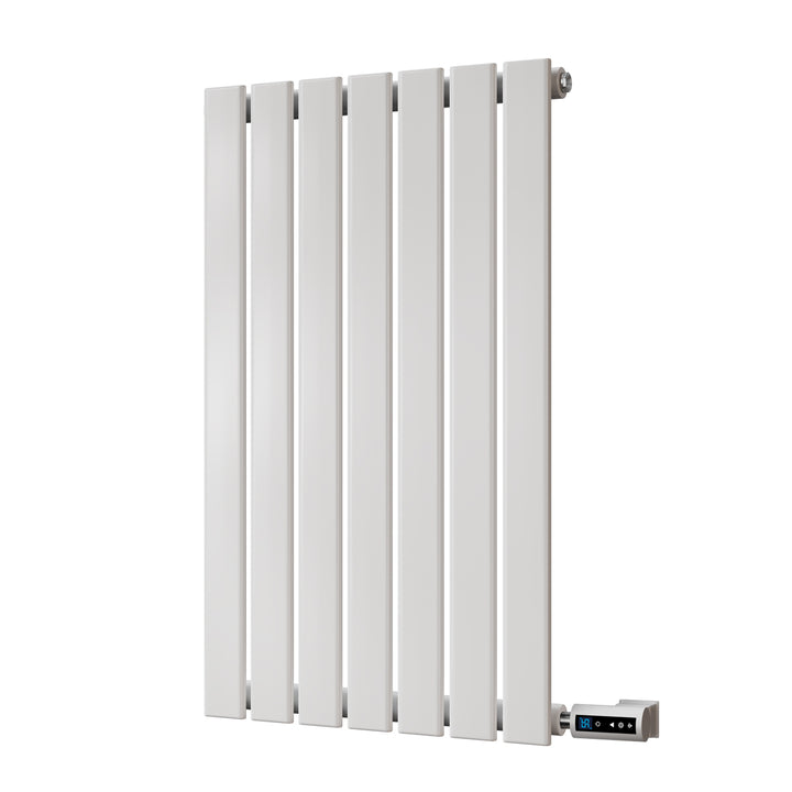 Typhoon - White Horizontal Electric Radiator H800mm x W476mm Single Panel 400w Thermostatic WIFI