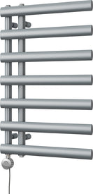 Elyan - Silver Electric Towel Rail H766mm x W500mm 300w Thermostatic
