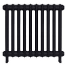 Emmeline I - Astral Grey Dark Cast Iron Column Radiator H607mm x W695mm 1 Column - Wall Hung