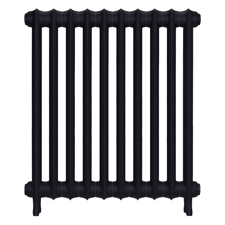 Emmeline I - Astral Grey Dark Cast Iron Column Radiator H807mm x W695mm 1 Column - Wall Hung