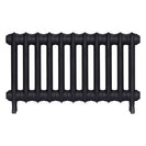 Emmeline I - Astral Grey Dark Cast Iron Column Radiator H407mm x W762mm 1 Column - Wall Hung