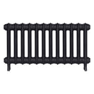 Emmeline I - Astral Grey Dark Cast Iron Column Radiator H407mm x W828mm 1 Column - Wall Hung