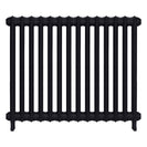 Emmeline I - Astral Grey Dark Cast Iron Column Radiator H807mm x W961mm 1 Column - Wall Hung