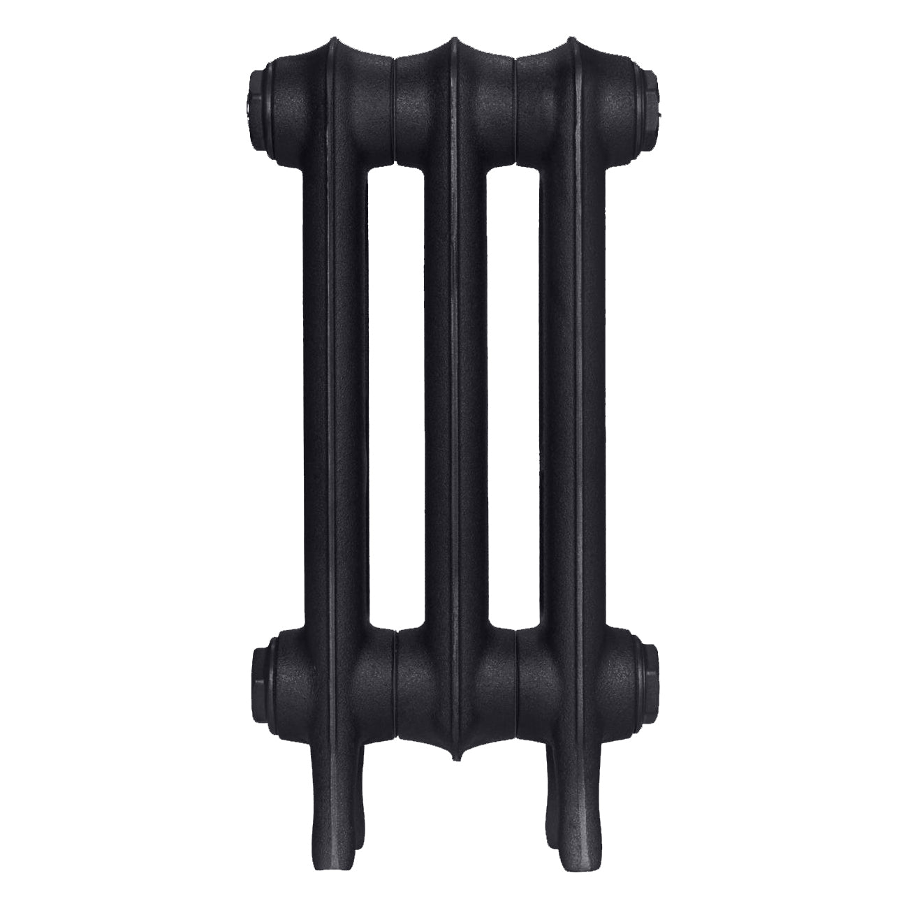 Emmeline I - Astral Grey Dark Cast Iron Column Radiator H407mm x W230mm 1 Column - Wall Hung