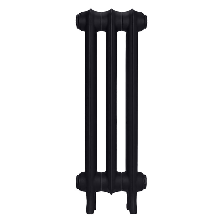 Emmeline I - Astral Grey Dark Cast Iron Column Radiator H607mm x W230mm 1 Column - Wall Hung