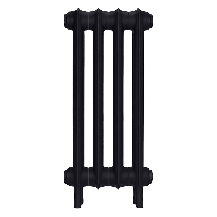 Emmeline I - Astral Grey Dark Cast Iron Column Radiator H607mm x W296mm 1 Column - Wall Hung