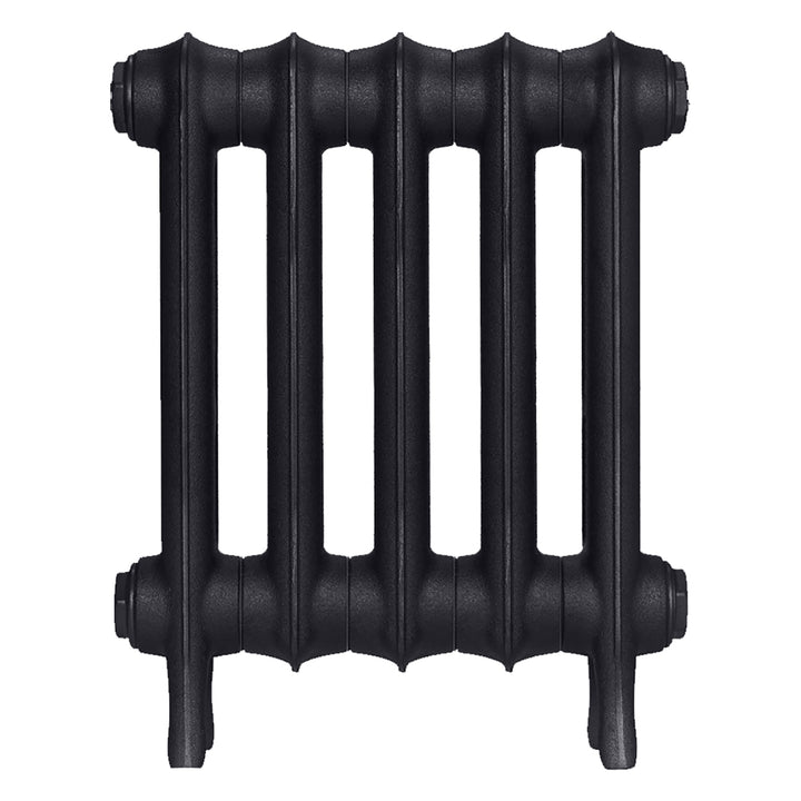 Emmeline I - Astral Grey Dark Cast Iron Column Radiator H407mm x W363mm 1 Column - Wall Hung