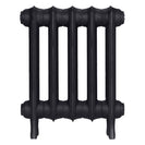 Emmeline I - Astral Grey Dark Cast Iron Column Radiator H407mm x W363mm 1 Column - Wall Hung