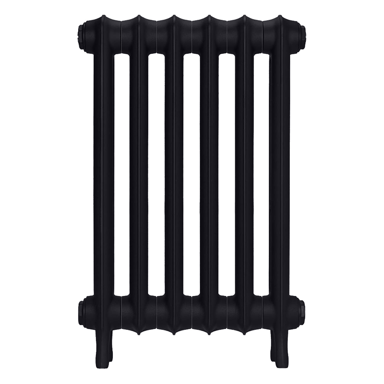 Emmeline I - Astral Grey Dark Cast Iron Column Radiator H607mm x W429mm 1 Column - Wall Hung