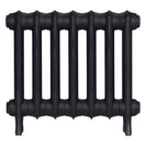 Emmeline I - Astral Grey Dark Cast Iron Column Radiator H407mm x W496mm 1 Column - Wall Hung