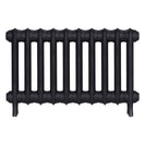Emmeline II - Astral Grey Dark Cast Iron Column Radiator H413mm x W695mm 2 Column - Wall Hung