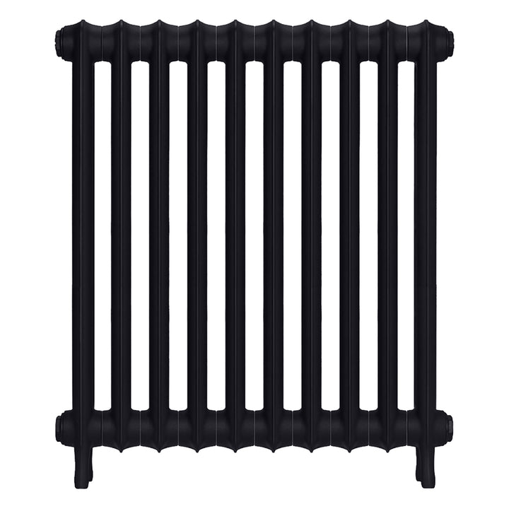Emmeline II - Astral Grey Dark Cast Iron Column Radiator H813mm x W695mm 2 Column - Wall Hung