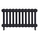 Emmeline II - Astral Grey Dark Cast Iron Column Radiator H413mm x W762mm 2 Column - Wall Hung