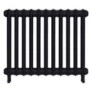 Emmeline II - Astral Grey Dark Cast Iron Column Radiator H613mm x W762mm 2 Column - Wall Hung