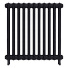 Emmeline II - Astral Grey Dark Cast Iron Column Radiator H813mm x W762mm 2 Column - Wall Hung