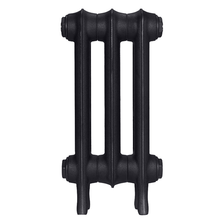 Emmeline II - Astral Grey Dark Cast Iron Column Radiator H413mm x W230mm 2 Column - Wall Hung