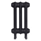 Emmeline II - Astral Grey Dark Cast Iron Column Radiator H413mm x W230mm 2 Column - Wall Hung