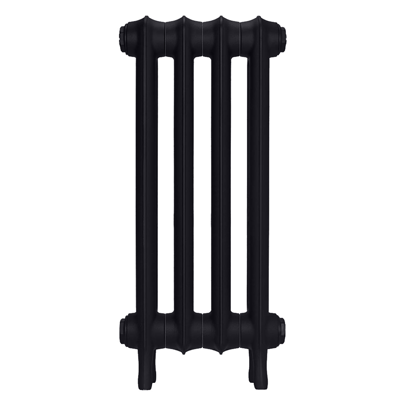 Emmeline II - Astral Grey Dark Cast Iron Column Radiator H613mm x W296mm 2 Column - Wall Hung