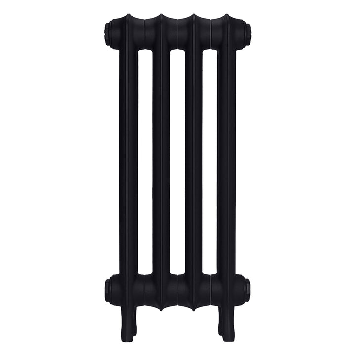 Emmeline II - Astral Grey Dark Cast Iron Column Radiator H613mm x W296mm 2 Column - Wall Hung