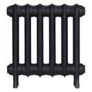 Emmeline II - Astral Grey Dark Cast Iron Column Radiator H413mm x W429mm 2 Column - Wall Hung
