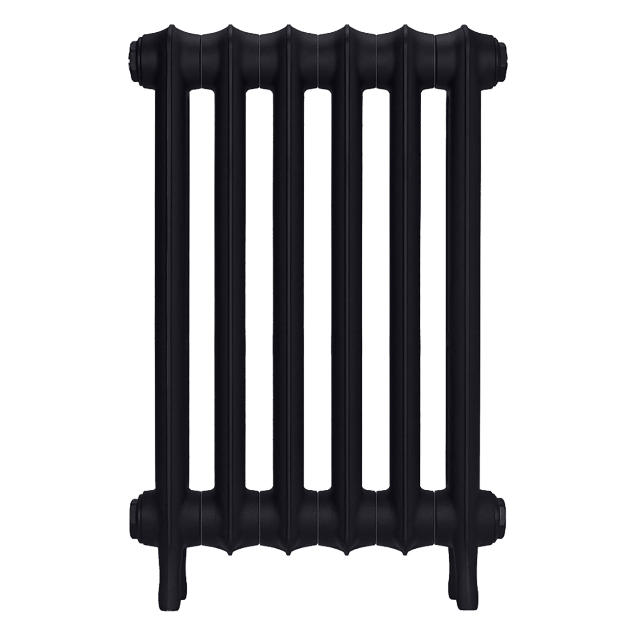 Emmeline II - Astral Grey Dark Cast Iron Column Radiator H613mm x W429mm 2 Column - Wall Hung