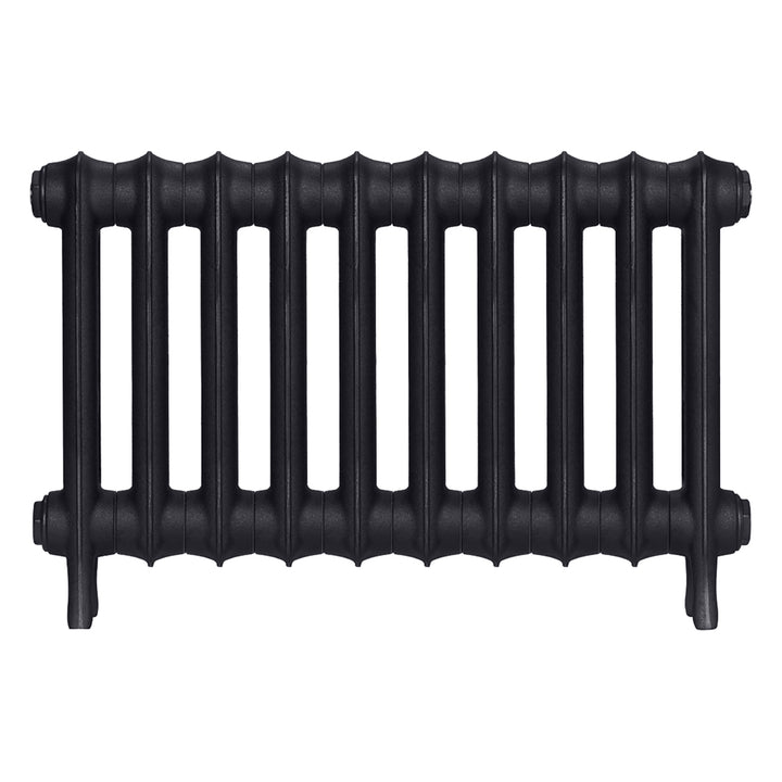 Emmeline III - Astral Grey Dark Cast Iron Column Radiator H416mm x W695mm 3 Column - Wall Hung