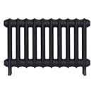 Emmeline III - Astral Grey Dark Cast Iron Column Radiator H416mm x W695mm 3 Column - Wall Hung