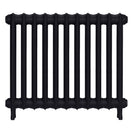 Emmeline III - Astral Grey Dark Cast Iron Column Radiator H616mm x W762mm 3 Column - Wall Hung