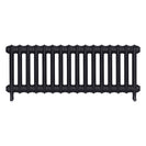 Emmeline III - Astral Grey Dark Cast Iron Column Radiator H416mm x W1094mm 3 Column - Wall Hung