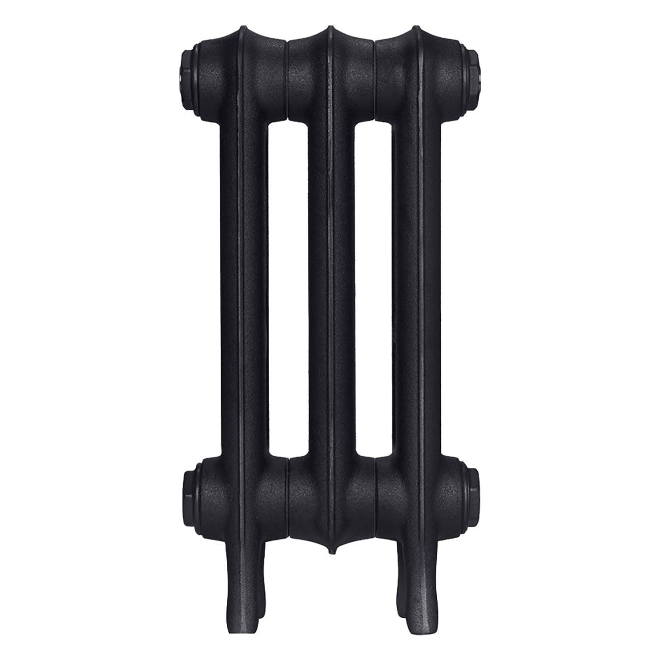 Emmeline III - Astral Grey Dark Cast Iron Column Radiator H416mm x W230mm 3 Column - Wall Hung