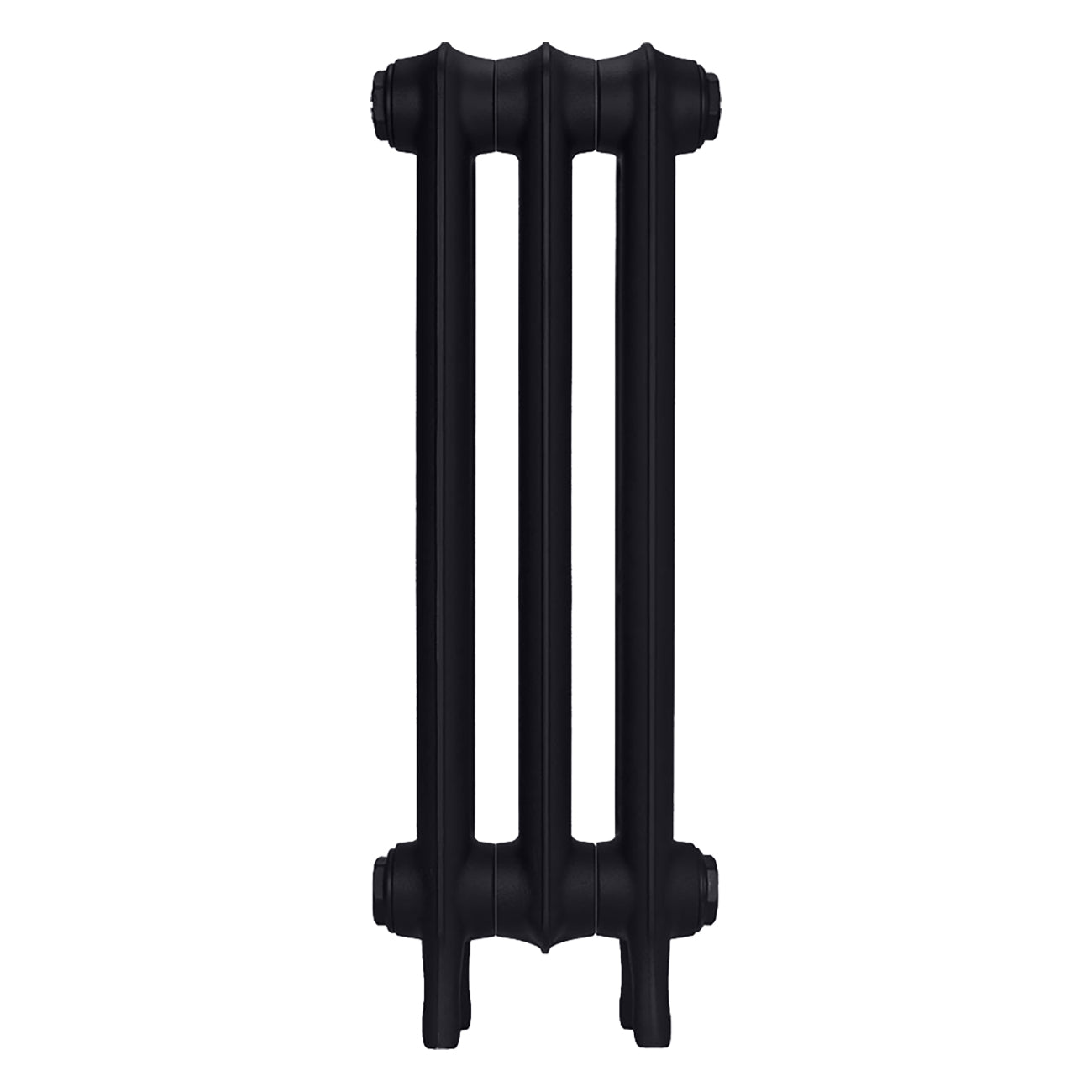 Emmeline III - Astral Grey Dark Cast Iron Column Radiator H616mm x W230mm 3 Column - Wall Hung