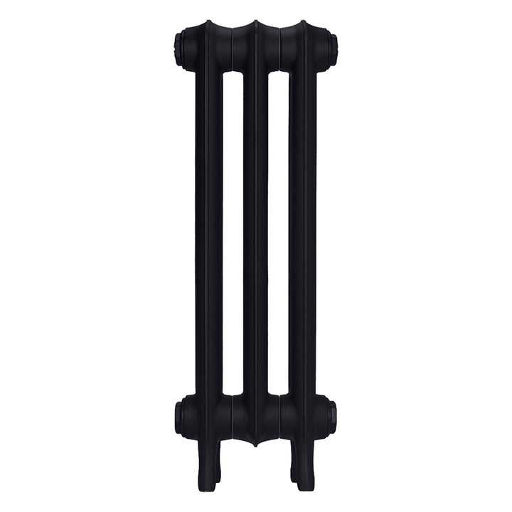 Emmeline III - Astral Grey Dark Cast Iron Column Radiator H616mm x W230mm 3 Column - Wall Hung