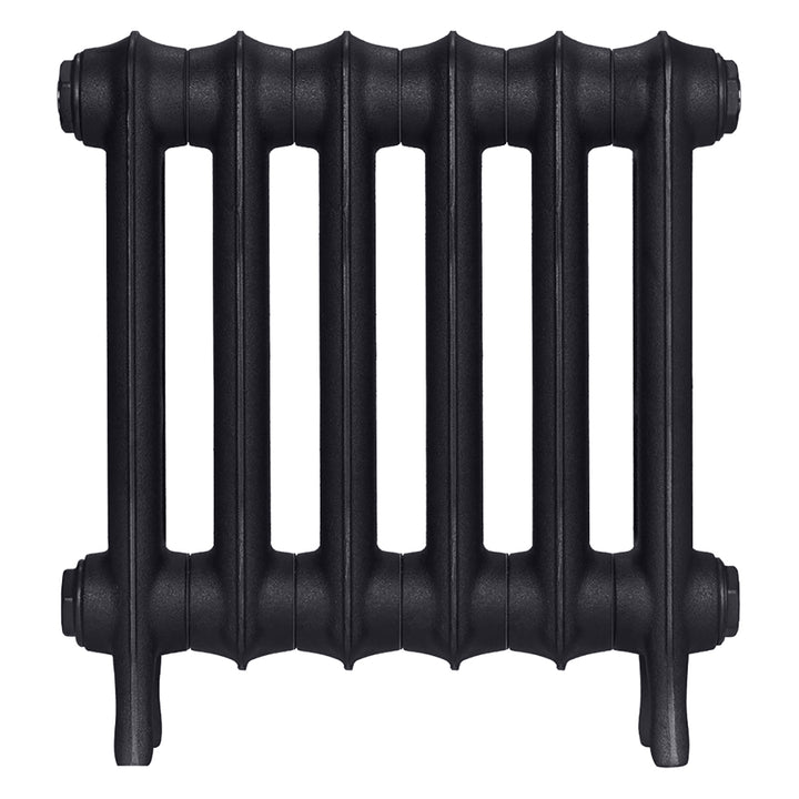 Emmeline III - Astral Grey Dark Cast Iron Column Radiator H416mm x W429mm 3 Column - Wall Hung