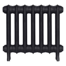 Emmeline III - Astral Grey Dark Cast Iron Column Radiator H416mm x W496mm 3 Column - Wall Hung