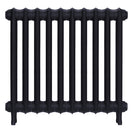 Emmeline I - Astral Grey Mid Cast Iron Column Radiator H607mm x W695mm 1 Column - Wall Hung