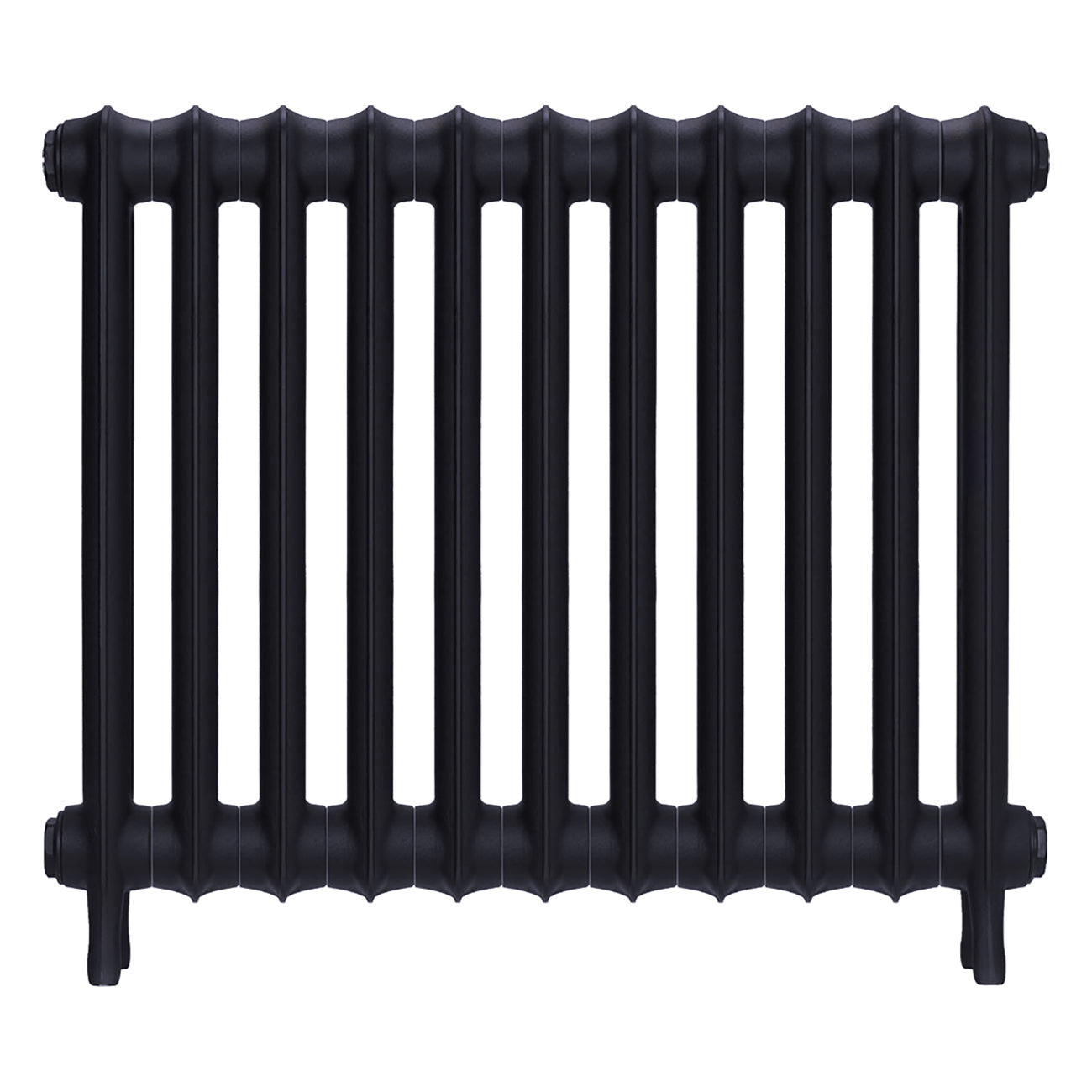 Emmeline I - Astral Grey Mid Cast Iron Column Radiator H607mm x W762mm 1 Column - Wall Hung