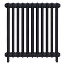 Emmeline I - Astral Grey Mid Cast Iron Column Radiator H807mm x W762mm 1 Column - Wall Hung