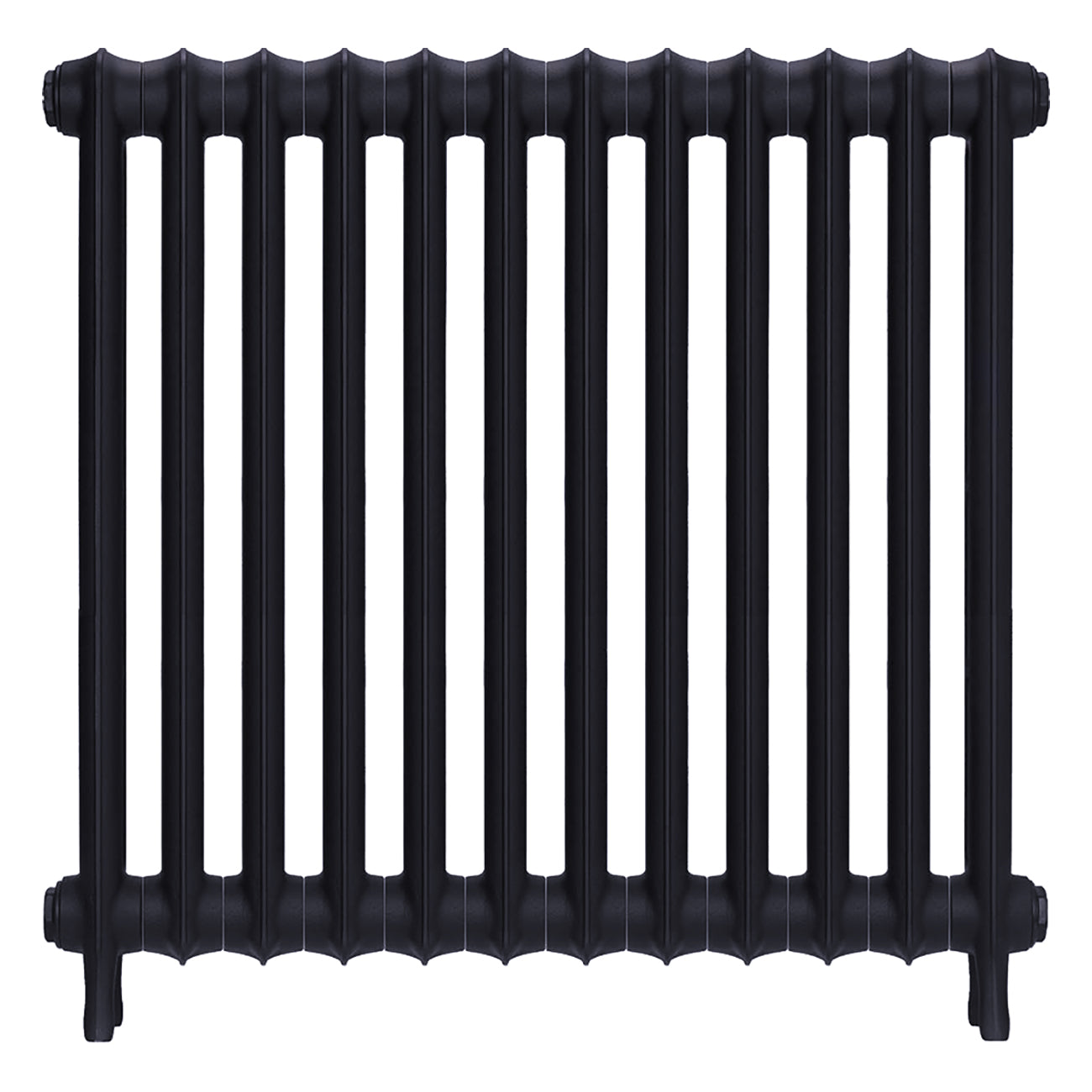 Emmeline I - Astral Grey Mid Cast Iron Column Radiator H807mm x W828mm 1 Column - Wall Hung