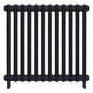 Emmeline I - Astral Grey Mid Cast Iron Column Radiator H807mm x W828mm 1 Column - Wall Hung