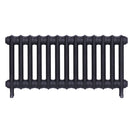 Emmeline I - Astral Grey Mid Cast Iron Column Radiator H407mm x W895mm 1 Column - Wall Hung