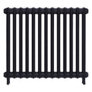Emmeline I - Astral Grey Mid Cast Iron Column Radiator H807mm x W895mm 1 Column - Wall Hung