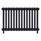Emmeline I - Astral Grey Mid Cast Iron Column Radiator H607mm x W961mm 1 Column - Wall Hung